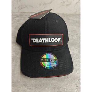 Deathloop Video Game Hat Cap NWT Strapback Difuzed Bethesda